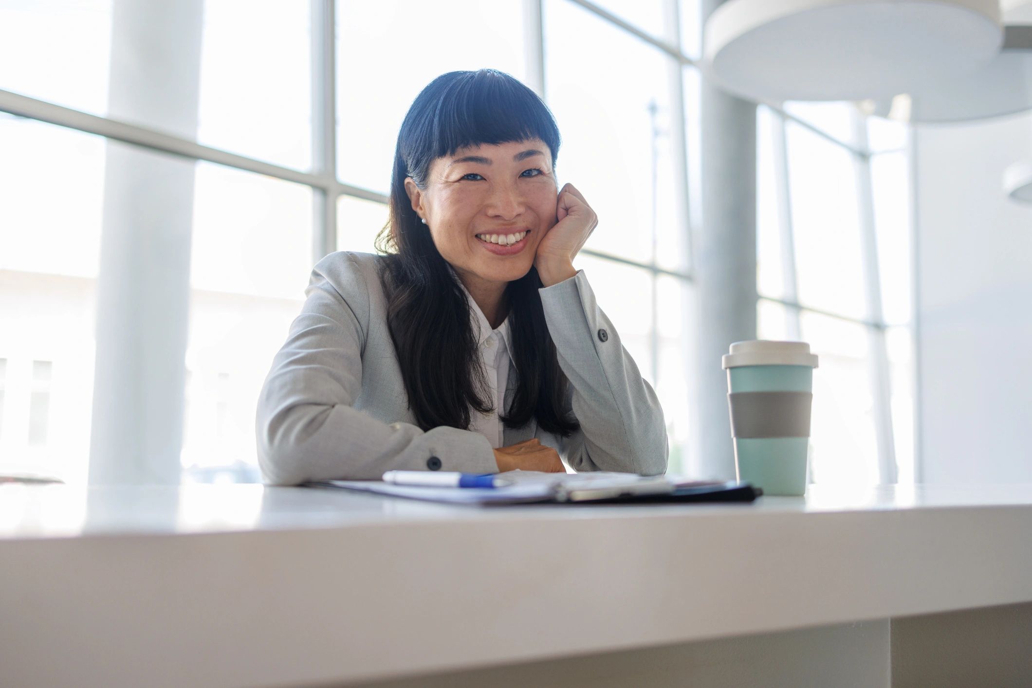 woman business owner Washington DC office